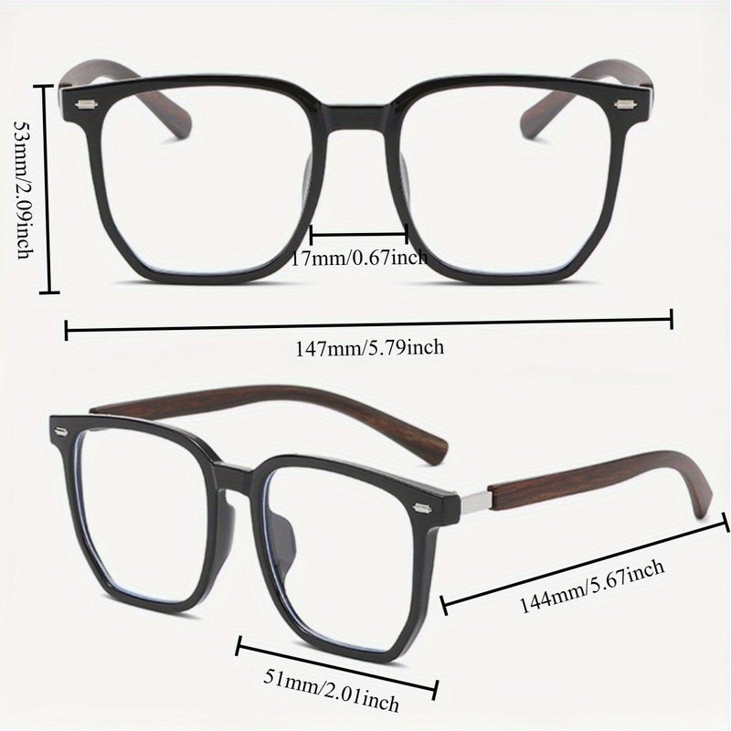 Tea Color Reading Glasses Women Men Sun Square Lens +2.75 - Image 2