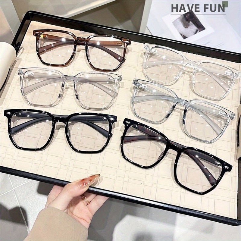 Tea Color Reading Glasses Women Men Sun Square Lens +2.75 - Image 4