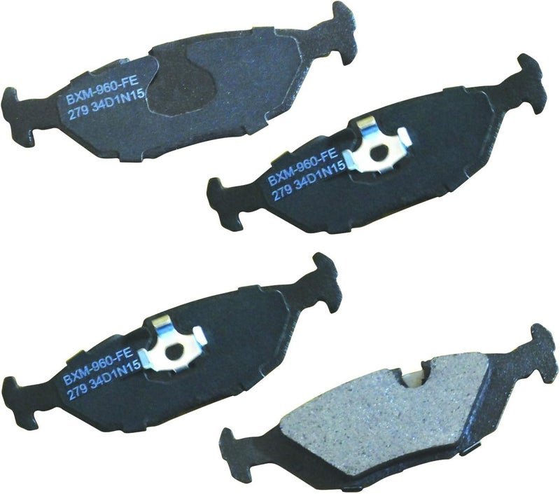 Bendix Premium SBM279 Semi-Metallic Rear Brake Pads for Select Models BMW 318i, 318is, 325, 325e, 325es, 325i, 325is, 325iX, 524td, 528e, 533i, 535i, 633CSi, 635CSi, 735i, L6, L7, M5, M6 - Image 1