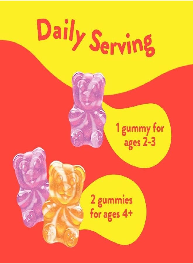 Lil Critters - L’il Critters Calcium + D3 Daily Gummy Supplement for Kids, for Bone Support, Orange, Strawberry and Cherry Flavors, 150 Gummies - Image 1