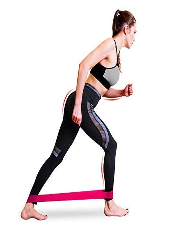 ZIVIK Resistance Loop Bands, Exercise Bands for Home Fitness, Stretching, musale Training, Physical Therapy, Natural Latex Workout Bands, Pilates Flex Bands Pack of 5 - Image 3