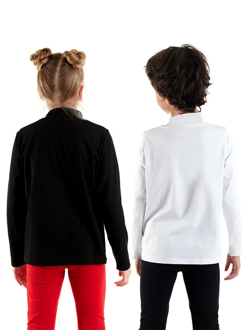 Denokids 2-Pack Basic Turtleneck Unisex T-shirt