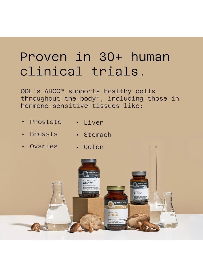 Quality of Life Labs Kinoko Platinum Ahcc Immune Support 60 Vegetarian Supplement - Image 5