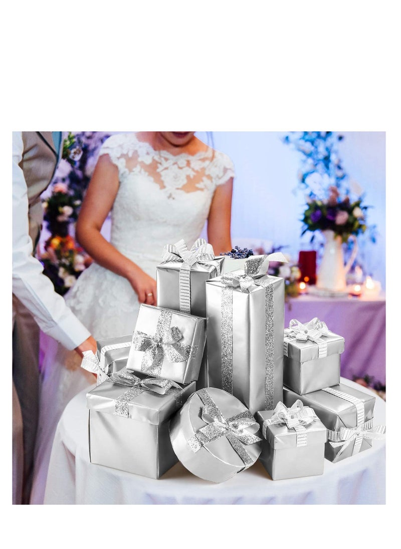 MARKQ - Silver Gift Wrapping Tissue Paper Sheets for DIY Crafts, Gift Bags, Holidays, Birthdays, 50 x 75 cm (20 Sheets) - Image 1