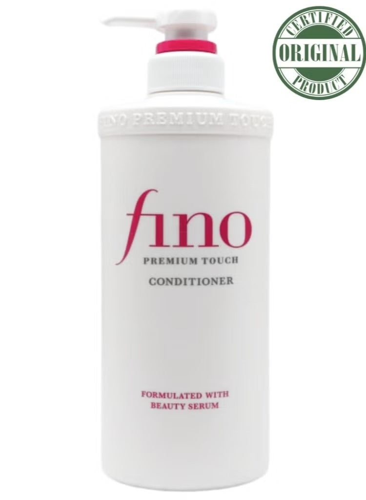Shiseido Fitit Fino Premium Touch Moist Conditioner 550ml – Deep Moisturizing & Nourishing Conditioner for Dry and Damaged Hair