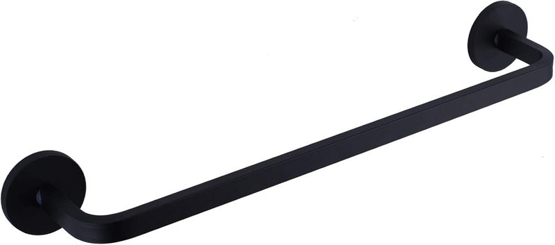 LEKUSHA Magnetic Towel Bar for Refrigerator, Magnetic Towel Holder Towel Hook Hanger for Fridge, Kitchen Stove, Oven, Dishwasher, Sink Laundry Washing Machine Black 1 Pack - Image 1