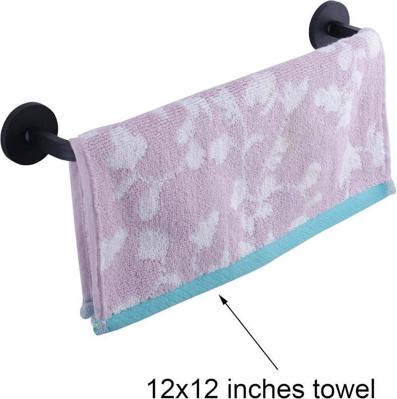 LEKUSHA Magnetic Towel Bar for Refrigerator, Magnetic Towel Holder Towel Hook Hanger for Fridge, Kitchen Stove, Oven, Dishwasher, Sink Laundry Washing Machine Black 1 Pack - Image 3