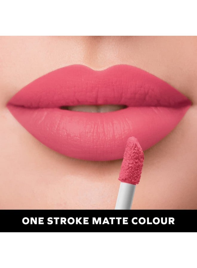 إل 18 لون الشفاه السائل غير اللامع Elle 18 Peppy Coral - Image 2