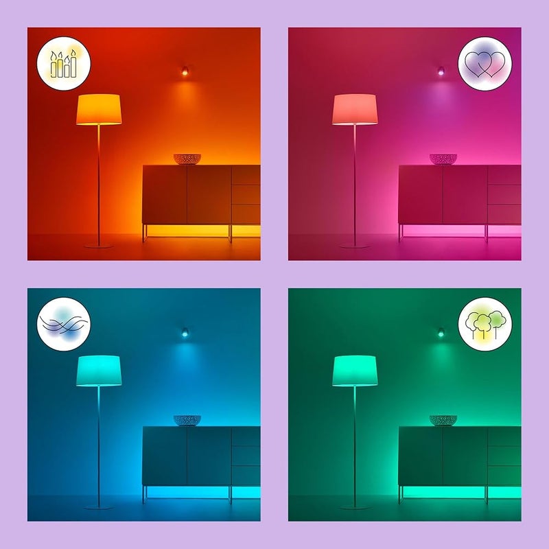 WiZ - C37 Candle E14 Colour and Tunable White - Smart Home/Smart Home 40 W, 16 million colours, 470 lm, dimmable, Wi-Fi, app and voice control, smart home - Image 2