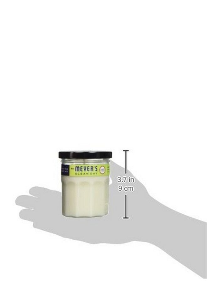 MRS. MEYER'S CLEAN DAY Scented Soy Aromatherapy Candle, 25 Hour Burn Time, Made with Soy Wax and Essential Oils, Lemon Verbena, 4.9 oz - Image 2