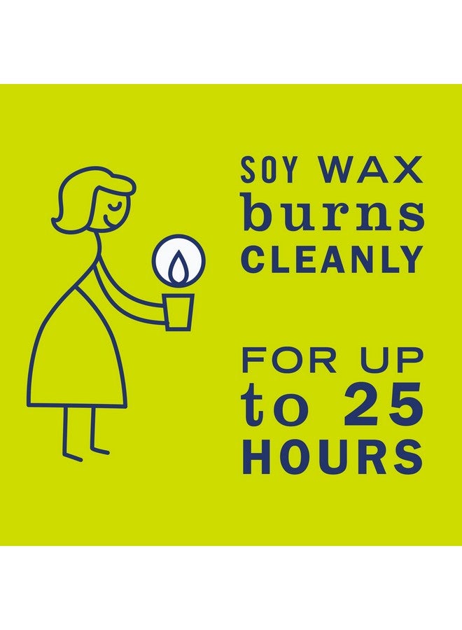 MRS. MEYER'S CLEAN DAY Scented Soy Aromatherapy Candle, 25 Hour Burn Time, Made with Soy Wax and Essential Oils, Lemon Verbena, 4.9 oz - Image 4