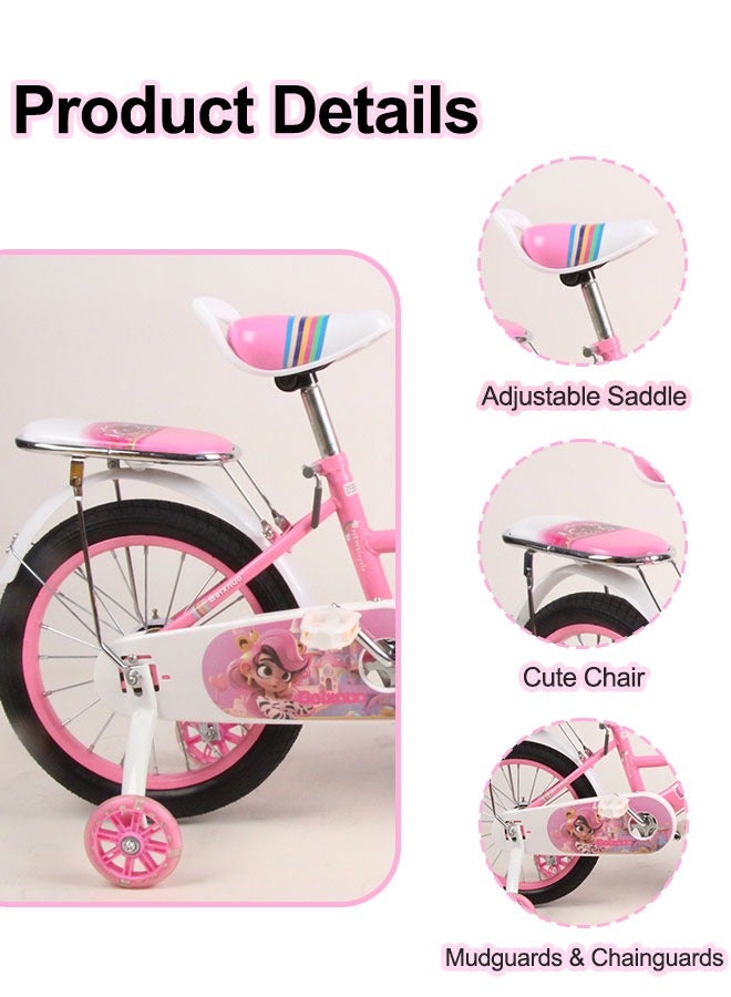 XIANGYU 12-20 Inch Children's Bike With Training Wheel and Bicycle Basket for Kids - Image 4
