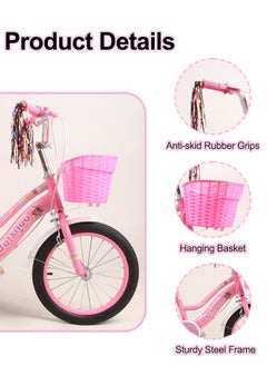 XIANGYU 12-20 Inch Children's Bike With Training Wheel and Bicycle Basket for Kids  - Image 3