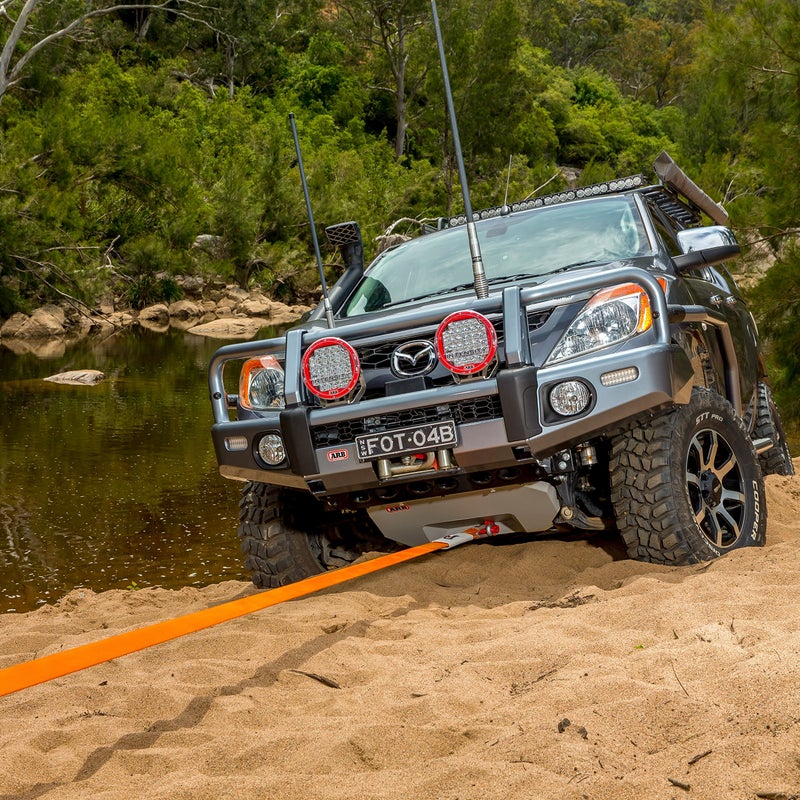 ARB 4x4 Accessories ARB705LB Recovery Snatch Strap Orange 30' x 2 3/8", Load capacity 17,600 lb, NATA approved, 20% Stretch - Image 5