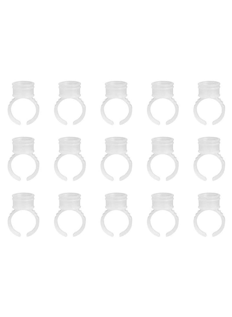 ORiTi 100-Piece Tattoo Ink Cup, Professional Disposable Eyebrow Nail Art Rings - Image 5