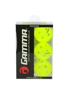Gamma Gamma Photon Indoor Pickleballs Pack of 6, USAPA Approved, High-Visibility, Durable and Ultra-Balanced  - Image 1