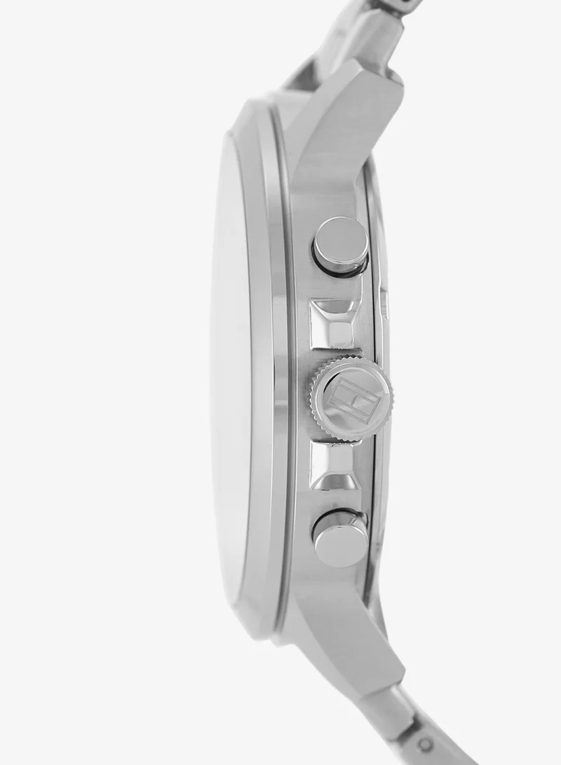 Tommy Hilfiger  Mens Analog Multifunction Quartz Watch With Silver Stainless Steel Bracelet - 1710477 for Men | Best Price UAE