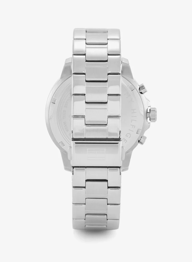 Tommy Hilfiger  Mens Analog Multifunction Quartz Watch With Silver Stainless Steel Bracelet - 1710477 for Men | Best Price UAE