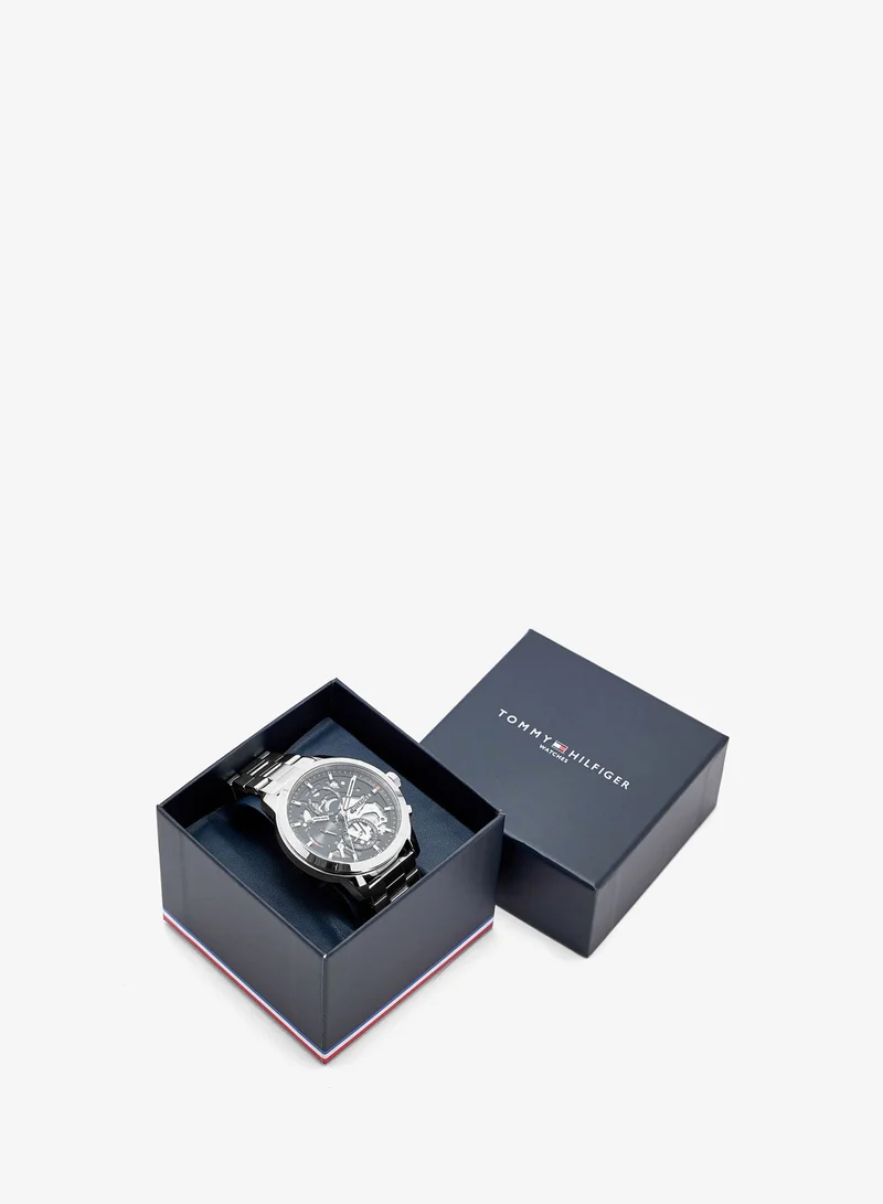 Tommy Hilfiger  Mens Analog Multifunction Quartz Watch With Silver Stainless Steel Bracelet - 1710477 for Men | Best Price UAE