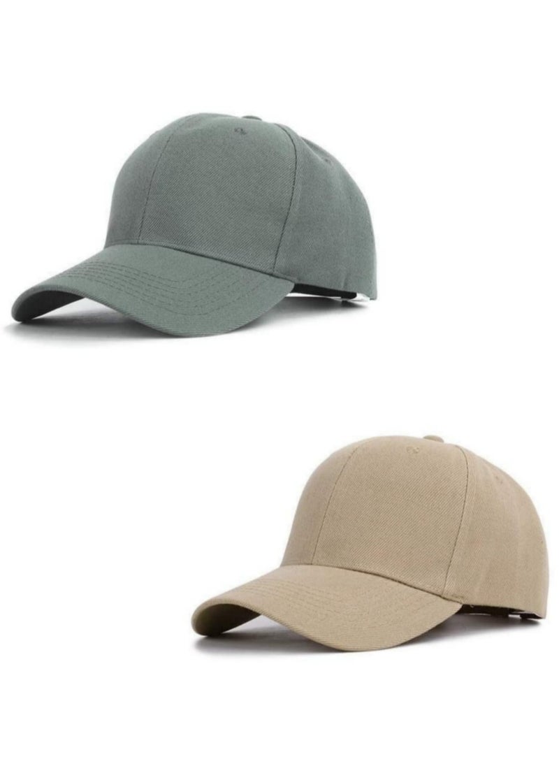 Generic - Bundle of 2 sport unisex summer unique cap hat - Image 1