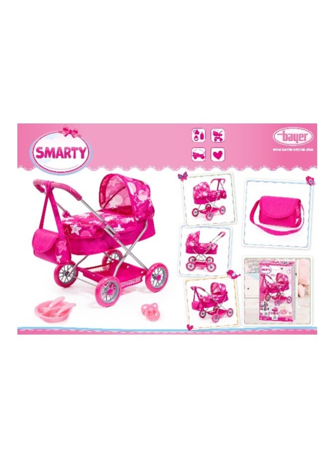 Bayer Design Smarty Doll Pram Stroller Set for Kids