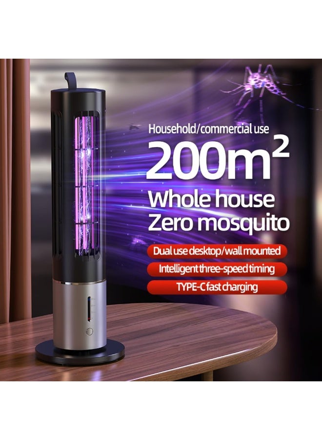 Bukela Small Electric Mosquito Killer, Electric Mosquito Killer, Mosquito Killer with UV Lamp, 360° Electric Fly Trap, Safe and Non-toxic, Smart Timer - Image 4