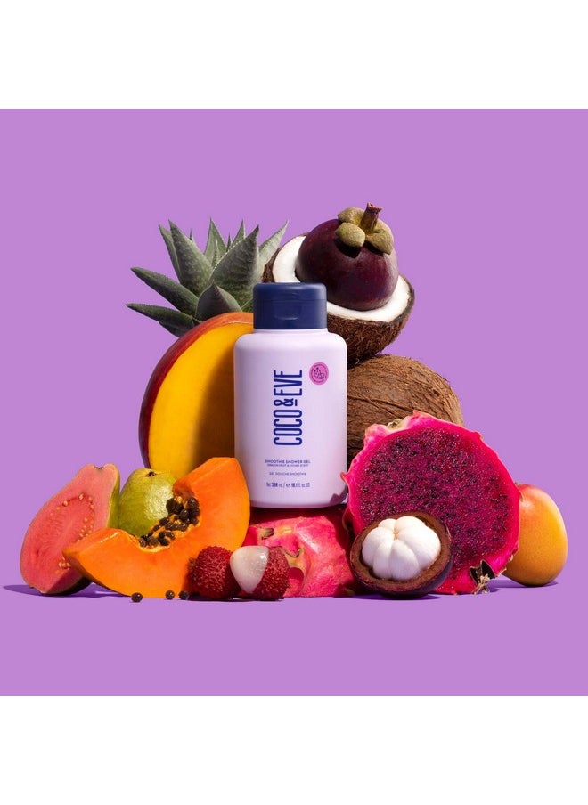 COCO & EVE - Coco & Eve Glow Figure Smoothie Shower Gel (Lychee & Dragon Fruit Scent) Moisturizing Body Wash with Coconut water, Aloe Vera. Sulfate Free (10.1 fl oz/ 300ml) - Image 1