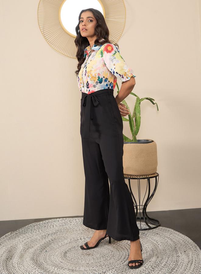 ستايل ستون جمبسوت بياقة سبريد وتفاصيل أزرار - Image 2