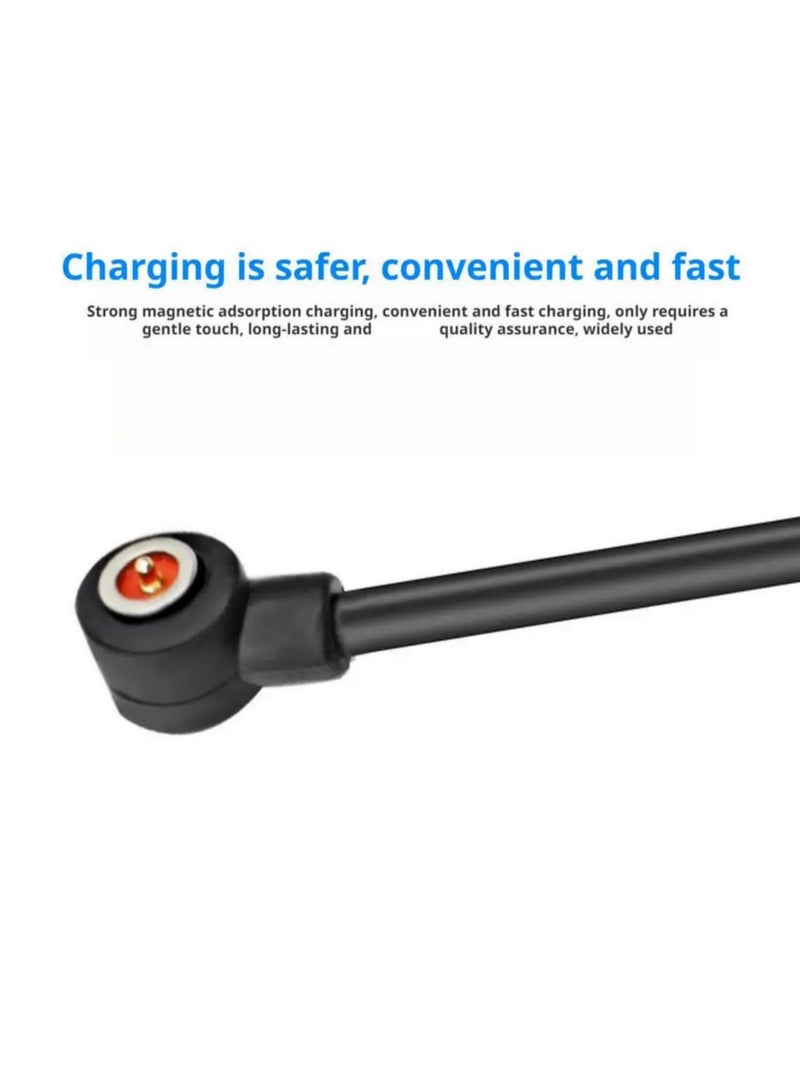 1pcs Smart Ring Magnetic Charger 2Pin 4mm USB Charging Cable Dock Connector Power Adapter Wire Cord for R02 R03 R06 R2 NFC Smart Rings Strong Magnetic Charge Line 30cm - Image 3