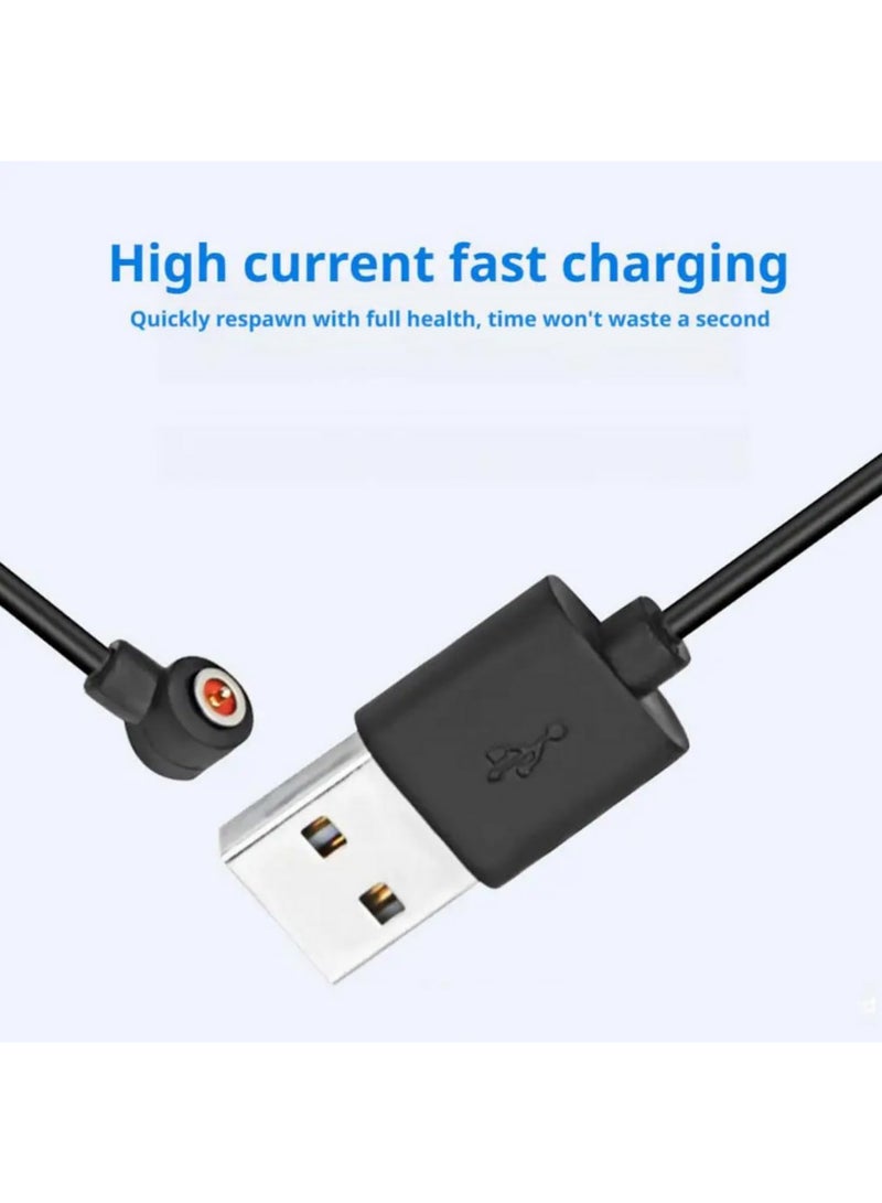 1pcs Smart Ring Magnetic Charger 2Pin 4mm USB Charging Cable Dock Connector Power Adapter Wire Cord for R02 R03 R06 R2 NFC Smart Rings Strong Magnetic Charge Line 30cm - Image 5