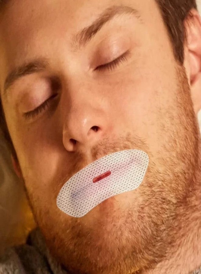BHOOLU&GOOLU Comfortable Adhesive Anti Snoring Sleep Strips for Mouth For Good Slep Habits - (30 Strips/Box) - Image 1