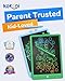 KOKODI LCD Writing Tablet 10 Inch Colorful Toddler Doodle Board Drawing Tablet Erasable Reusable Electronic Drawing Pads Educational and Learning Toy for 36 Years Old Boy and GirlsGreen - Image 4