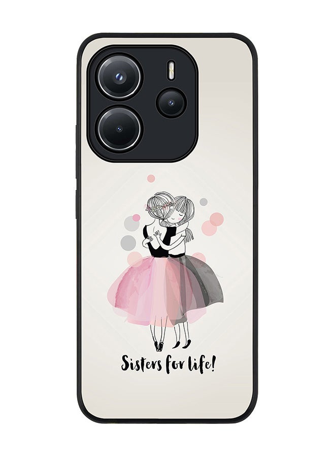 Stylizedd For Xiaomi Redmi Note 14 4G 4G Case,Slim fit Camera Protection, Shockproof Thin Phone cover  - Sisters For Life! - Image 1