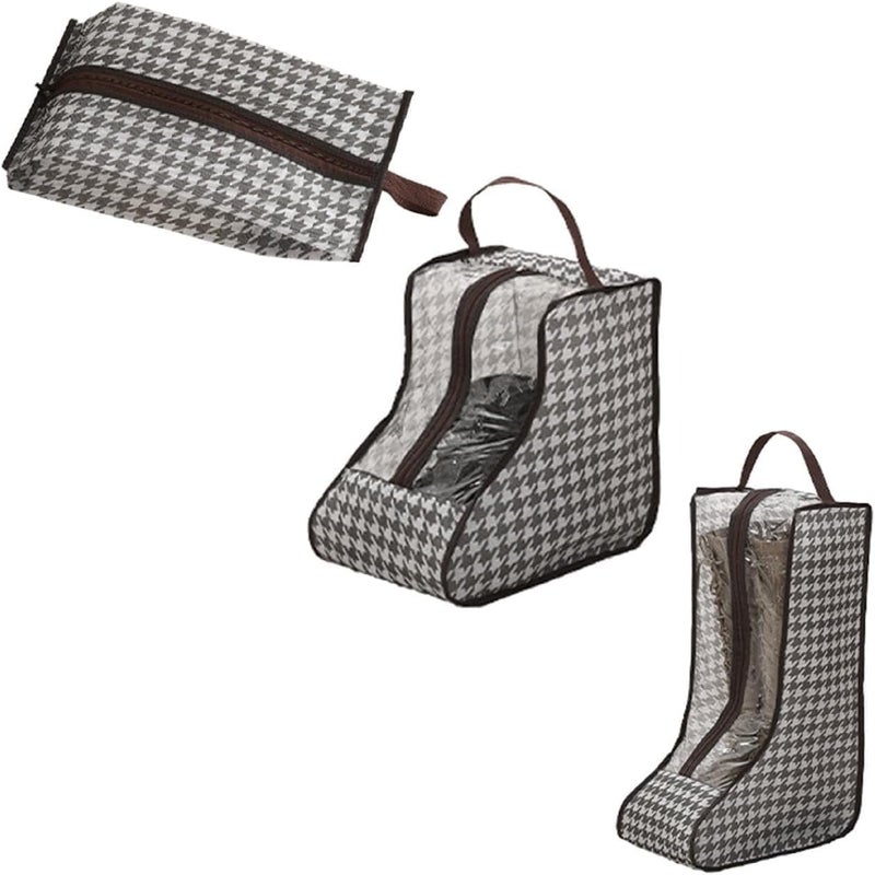 Jumix Jumix 3 Pack Clear Boot Storage Bags Portable Storage Bags Dustproof Boot Protector Bags Long Boot Storage Bags Waterproof Zipper Storage Bags for Short Modern 