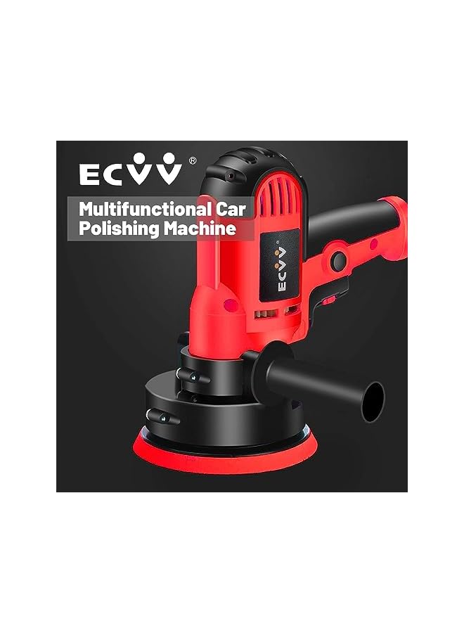 ECVV Electric Polisher Machine 700 W, Black/Red, ECP705-RD - Image 5