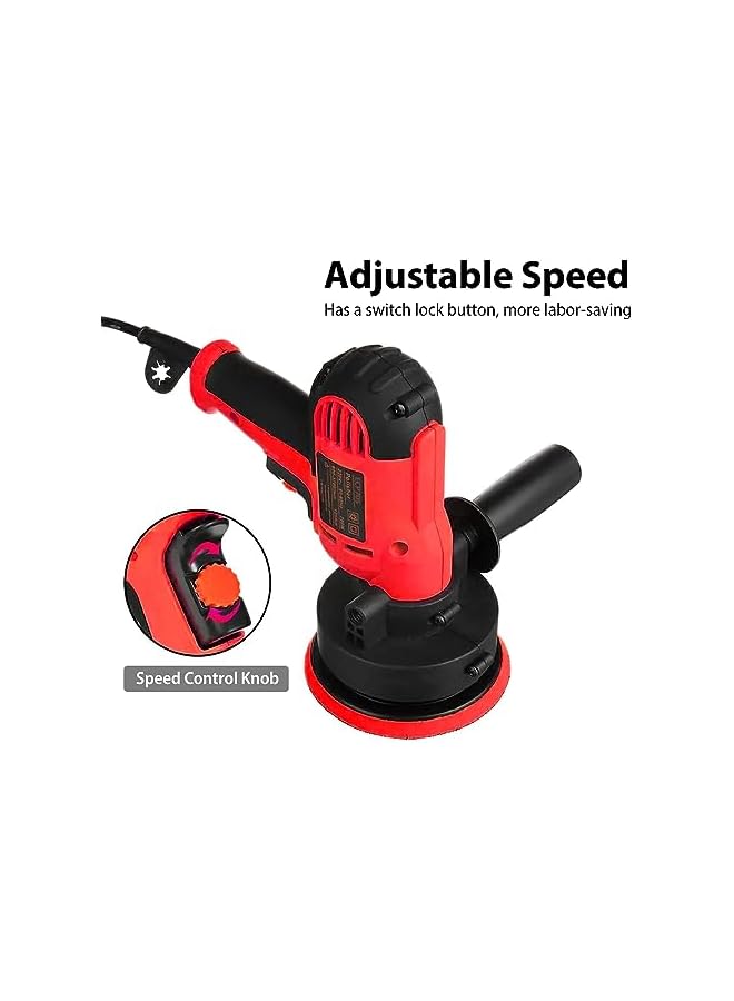 ECVV Electric Polisher Machine 700 W, Black/Red, ECP705-RD - Image 4