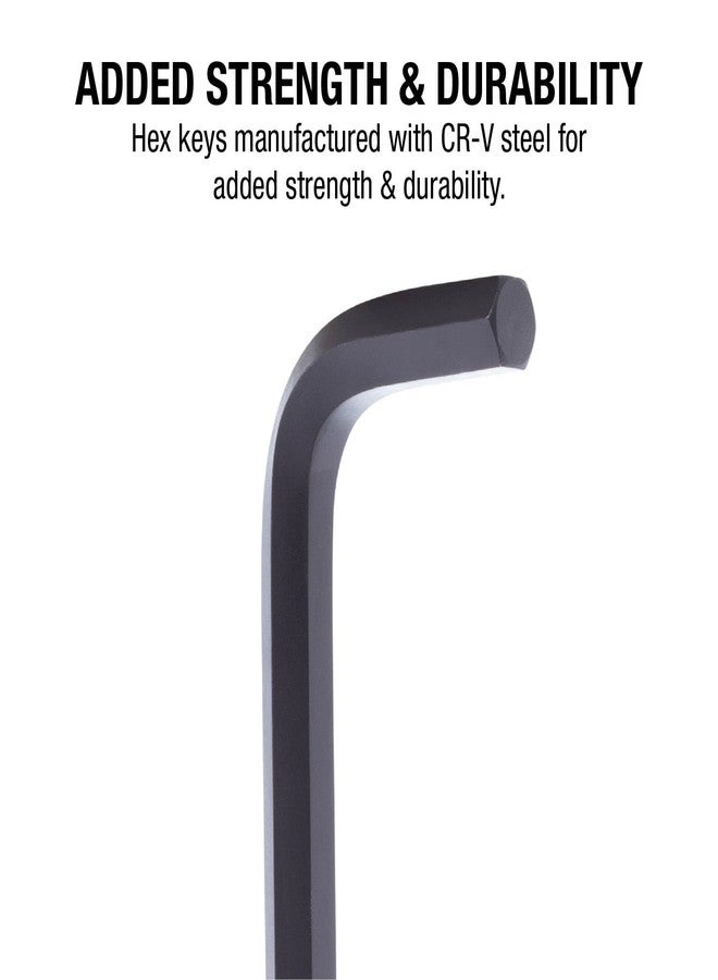 Sunex Tools مجموعة مفاتيح سداسية طويلة الذراع من Sunex 98526L SAE/Metric، مكونة من 26 قطعة - Image 3