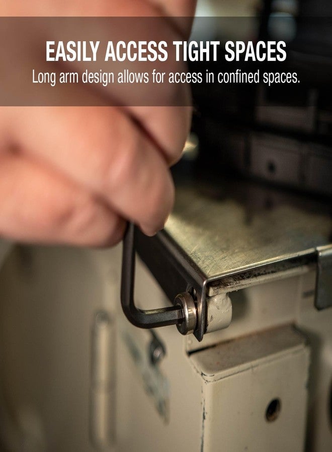 Sunex Tools مجموعة مفاتيح سداسية طويلة الذراع من Sunex 98526L SAE/Metric، مكونة من 26 قطعة - Image 5