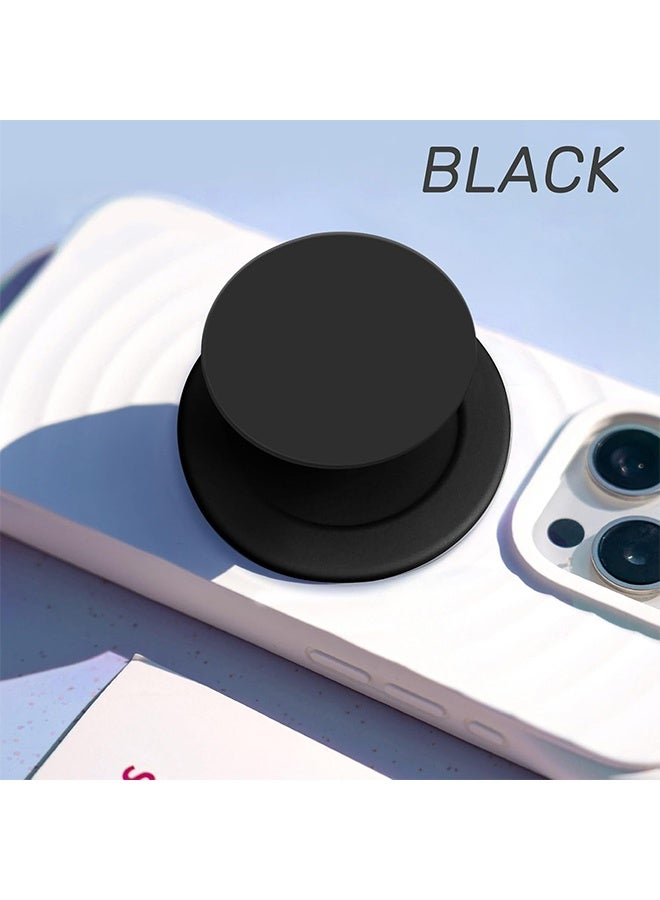 Phone Holder Electrronic Device Stand Magnetic Mobile Phone Airbag Holder Foldable Watch Dramas Phone Accessories Portable (Black) - Image 3