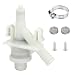 Ophjerg 385311641 RV Toilet Water Valve for Dometic 300 301 310 320 and Sealand Toilets RV Toilet Replacement Parts for Dometic Water Valve Kit Includes Hose Clamp and Hardware Kit - Image 2