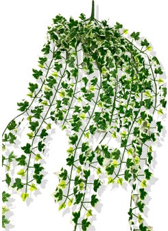 Cihan Çiçekçilik Mini Ivy with 13 Branches 85 cm White Green  - Image 4