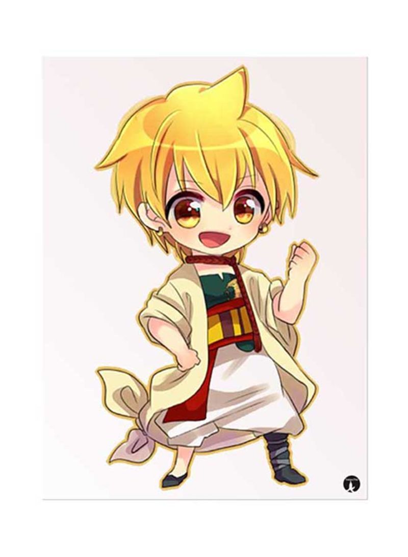 RKN Anime Magi Metal Plate Poster Multicolour 15x20centimeter