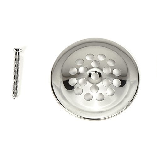 PermaFLOW PF WaterWorks Bathtub/Bath Tub Drain Shoe Grid/Strainer Cover with Matching Screw;Chrome; PF0915-CH - Image 1