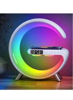 Smart Bluetooth Speaker Wireless Phone Charger LED Light, Multifunctional RGB Night Light and Charging Station, Smart Sounder Alarm Clock for Bedroom Smart Desk Lamp Control with App - pzsku/Z5B0C7410205617D4151CZ/45/_/1740158351/d9dc40cb-f56d-4b55-9590-6c484624420c