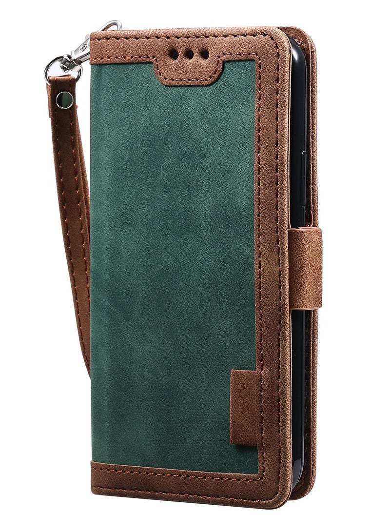 Suteni Flip Cover Leather Hidden Card Slots Phone Case for iPhone - Image 1