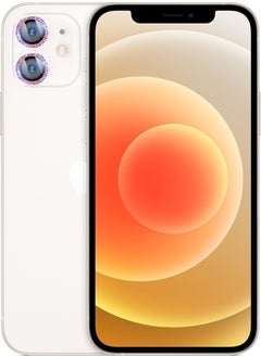 Arazon Apple iPhone 11/12/12 Mini Stone Camera Lens Protector Framed Protector 