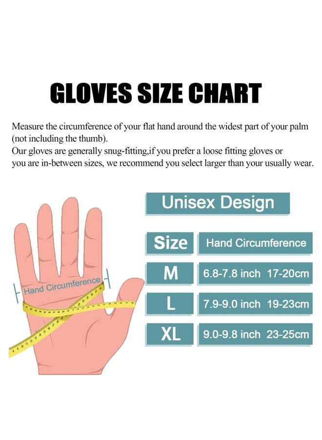ViGrace Winter Warm Touchscreen Gloves for Men and Women Touch Screen Fleece Lined Knit Anti-Slip Wool Glove (Charcoal, Large) - Image 5