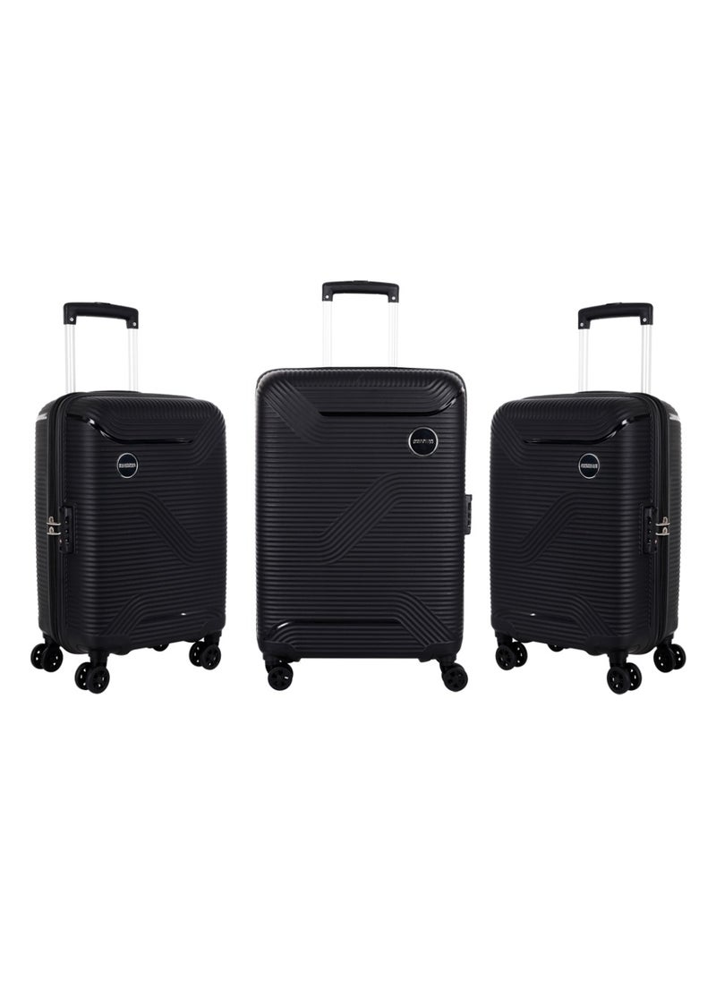 Maxplus Spinner 3 PC Set - Black - 3 Years Global Warranty