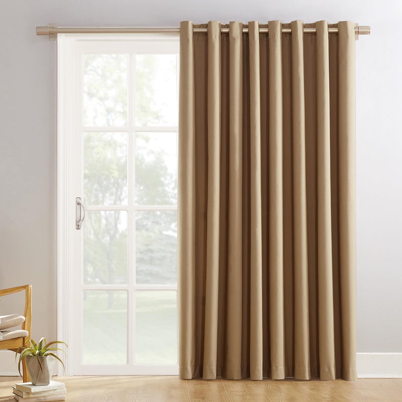 Sun Zero ستارة باب شرفة منزلقة سوداء عريضة إضافية من صن زيرو إيستون - Image 1