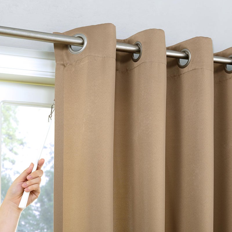 Sun Zero ستارة باب شرفة منزلقة سوداء عريضة إضافية من صن زيرو إيستون - Image 2